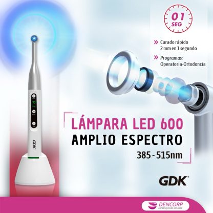 Lámpara de foto curado GDK Led 600 hi-Power 1-3 Seg